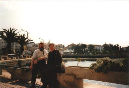 Ad en Jenny op vakantie ter ere van hun 25 jarig huwelijk